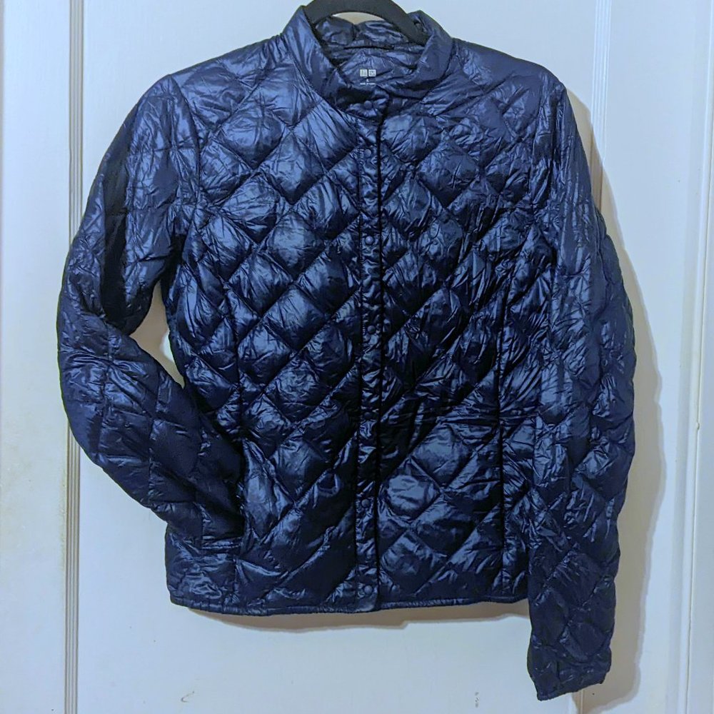 Uniqlo Dark Blue Quilted Puffer Jacket